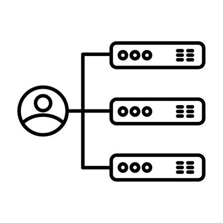 Modern vector line icon for web and graphic design special for your design and other projectsのイラスト素材