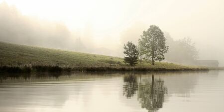 koenigssee early in the morningの写真素材
