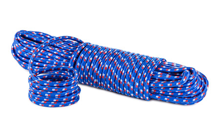 a blue polyamide ropeの写真素材
