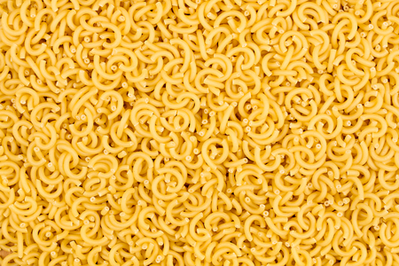 texture of raw gobbetti noodles pasta italian food macro close-up backgroundの写真素材