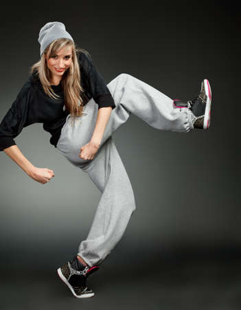 stylish hip hop girlの写真素材