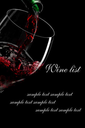 Wine listの写真素材