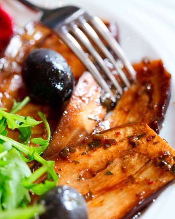 roasted eggplantの写真素材