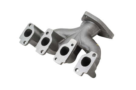 car, Intake Manifold isolated on whiteの写真素材