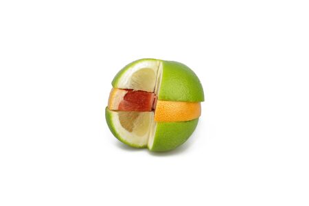 Collection of citrus fruitsの写真素材