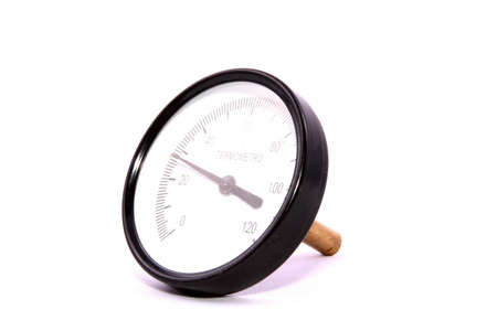 thermometer isolated on white backgroundの写真素材