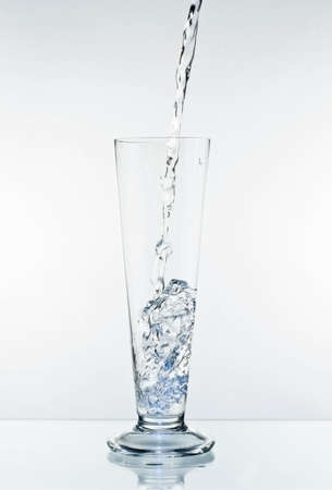 wellness concept with glass or cup of water の写真素材