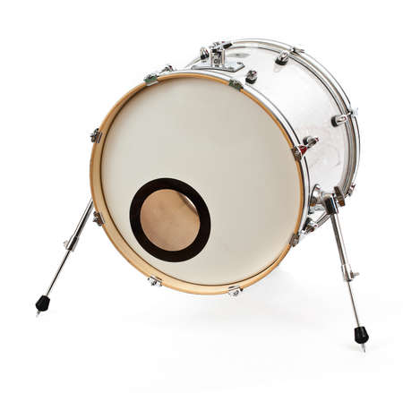 Drum isolated on white background の写真素材