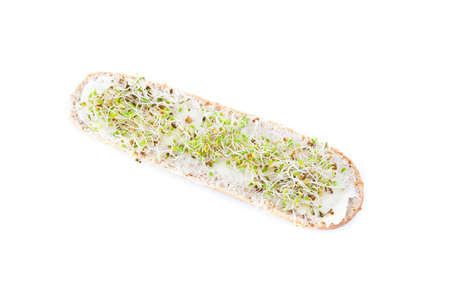 sprout germ breakfast in white background