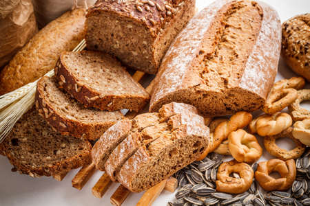 Bread from rye and wheat flour 