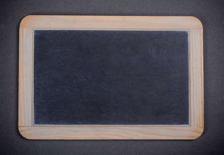 Small blackboard with wooden frameの写真素材