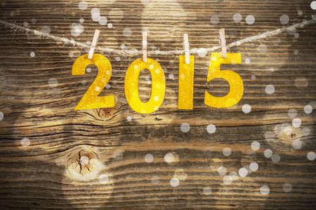 2015 New Year number decoration