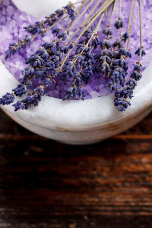 Close up of bunch of lavender flowersの写真素材