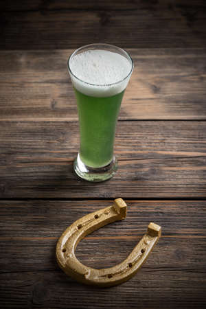 St Patricks day concept on wooden boardの写真素材