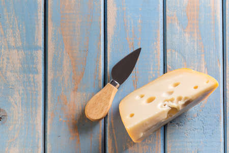 Cheese with cheese knife