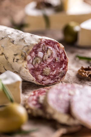 French salami with walnuts, air dried