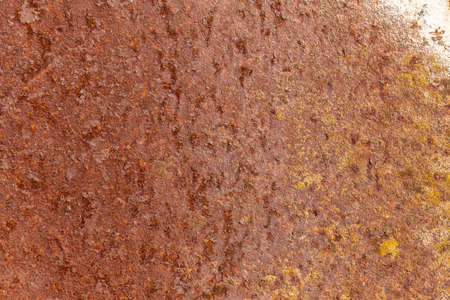 Rusted sheet of metal background or texture