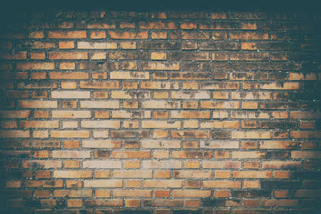 Old brick wall background and textureの写真素材