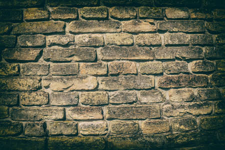 Close up of old brick wall backgroundの写真素材