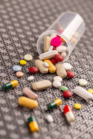 Different tablets pills capsule