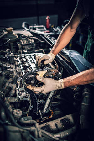 Car service and maintenance conceptの写真素材