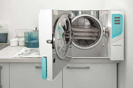 Machine for sterilizing medical equipmentの写真素材