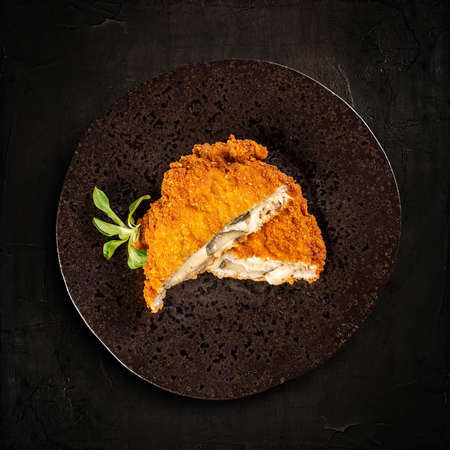Stuffed chicken filletの写真素材
