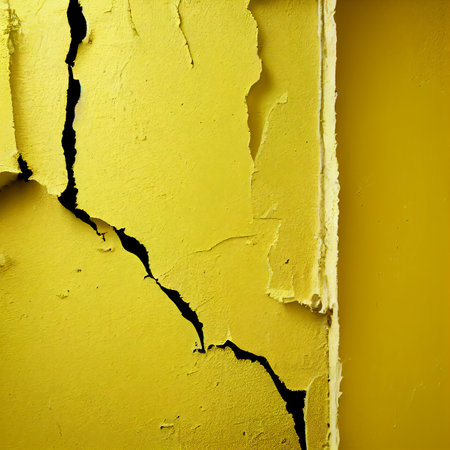 Crackled paint background, 3D illustration art designの素材