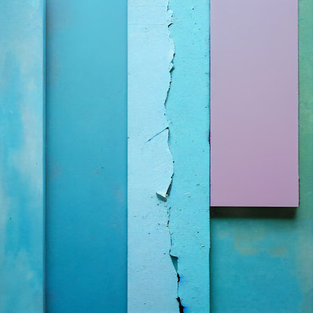 Texture of a plastered surface with paint stains. 3D illustrationの素材