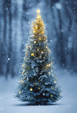 Merry Christmas holiday celebration concept, 3D illustration art designの素材