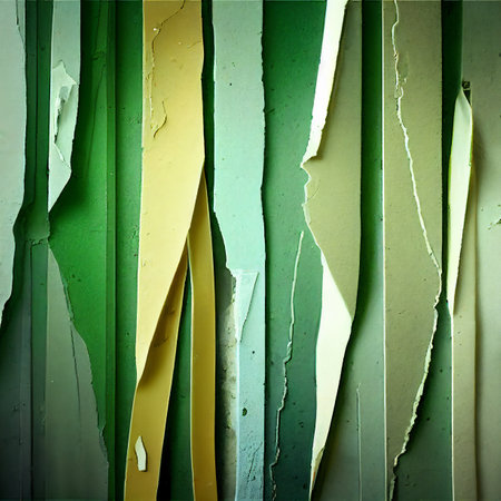 Abstract striped weathered wall background, 3D illustration art designの素材