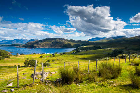 Remote scottish coastal village