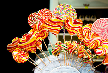 Colorful Lollipopsの写真素材