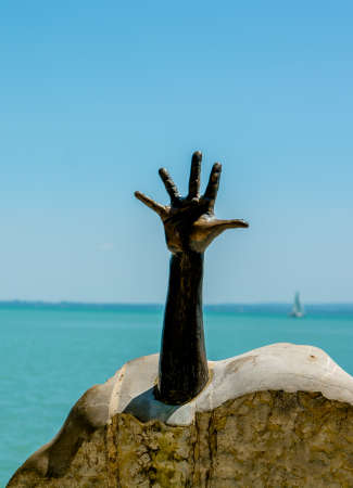 Hand In Stoneの写真素材