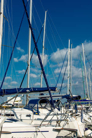 Sail Boats in Harbor