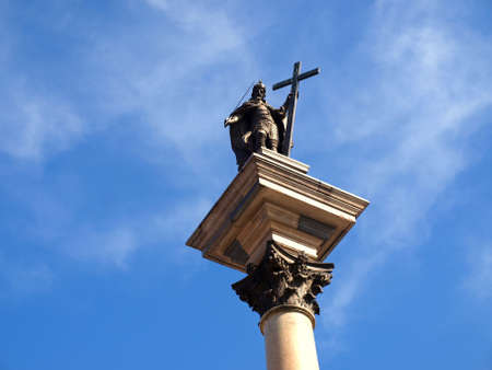 Sigismund column from Warsawの写真素材