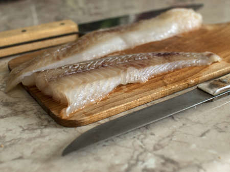 Pollock filletの写真素材