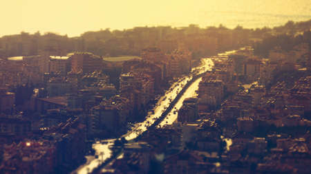 View of Alanya - a city in Turkey on the Turkish Riviera on the Mediterranean. This is a popular tourist resort Which is famous for beaches, monuments and the right climate. It is also a place of many trips to Turkey.の写真素材