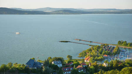 One of Europe's largest lakes - Balaton. Popular tourist tours from many continental countries....