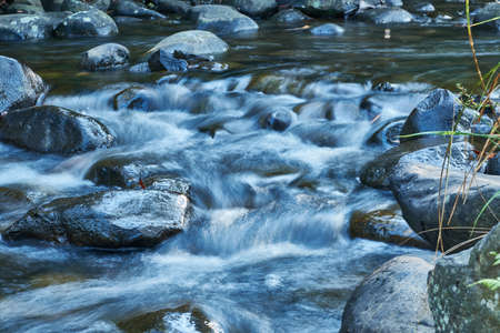 Long Exposure Photography Of Badger Creek Weir Healesville Victoria, Australia