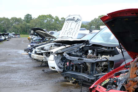 Vehicle Wrecking and Waste Recycling Centre, Including eWaste. 05-23-2021 Melbourne Victoria,...