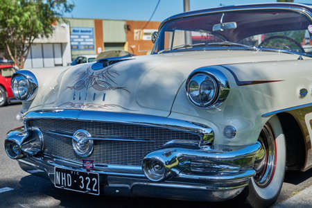 American, Australian,and European Muscle Car's At A Recent Car Show In The Industrial Park Of...