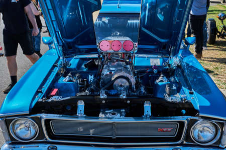 Melbourne, Victoria, Australia. 05-09-2021. 6 CYL And V8 Engines Highly Modified Ranging in Sizes from 3.3 Ltr to7.5 Ltrのeditorial素材