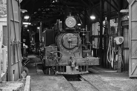 Belgrave, Victoria, Australia 02-25-2021. The last remaining G class Garratt locomotive from the...