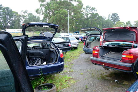 Vehicle Wrecking and Waste Recycling Centre, Including eWaste. 05-23-2021 Melbourne Victoria,...