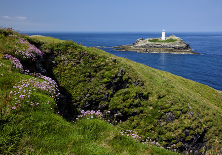 Godrevy Head lighthouse, St Ives, Cornwall