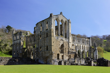 Rievaulx Abbey, near Helmsley, North Yorkshireの写真素材