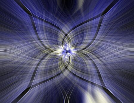Abstract twirl effect pattern derived from photo of an electricity pylonの写真素材
