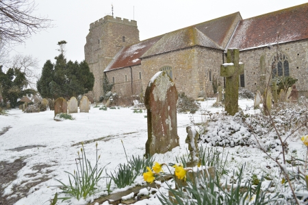 St Marys Church, Westhamの写真素材