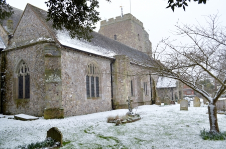 St Marys Church, Westhamの写真素材